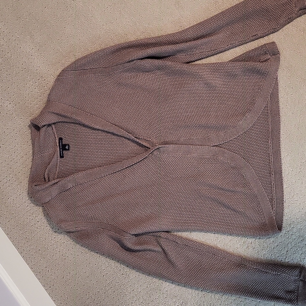 Womens banana republic khaki cardigan